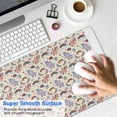 thumbnail image 4 of Long Mouse Pads for Desk,Beige Cartoon Horse Rainbow Pattern Desk Mats on Top Of Desks, Desk Mouse Pad Extra Large with 3mm Non-Slip Base and Stitched Edge for Gaming,Office,Work,Home 31.5"x11.8", 4 of 6