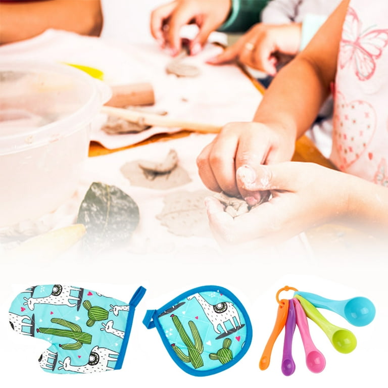 KTCINA Kids Cooking and Baking Set 26Pcs Chef Role Play Costume Set with  Kids Apron Chef Hat Cooking Tools and Baking Supplies Dress Up Role Play  Toys