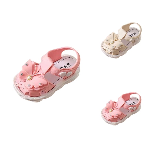 Sandals for Girls and Casual Summer Shoes for Toddlers (1-3 Years), Breathable Lightweight Comfortable Everyday Outdoor Footwear
