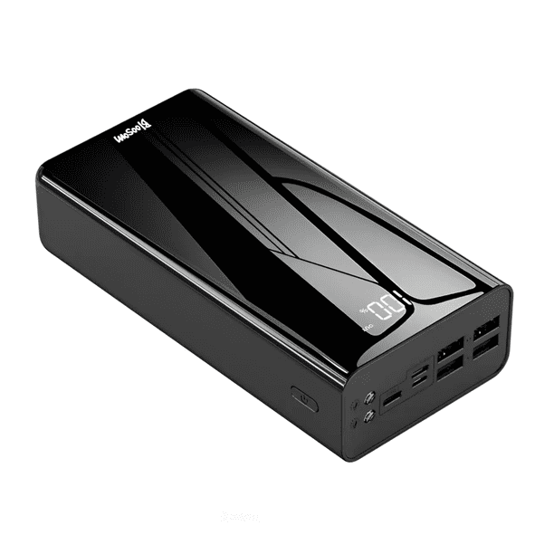 Banco De Energía Bloosom Batería Portátil 40000mah Celda De Carga Rá Negro