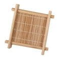 thumbnail image 2 of S SERENABLE Small Animals Cooling Mat Bamboo Keep Pets Busy Anit Bite Cooling Pad 8.5cmx8.5cm, 2 of 9