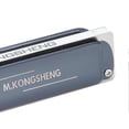 thumbnail image 3 of 10‑Hole Harmonica Blues Ab Key Harp Wind Musical Instrument Beginner Practice KS‑10BHWhite, 3 of 4