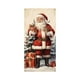 thumbnail image 2 of Cubierta navideña para puerta de 35 x 71 pulgadas | Decoración navideña con estampado de Papá Noel | Tejido de poliéster duradero | Fácil de instalar | Decoración festiva para puertas, paredes y, 2 of 6