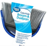 Great Value Extra Wide Broom and Dustpan by Wal-Mart Stores, Inc.