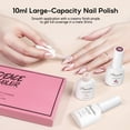 thumbnail image 2 of 6 Pcs Gel Nail Polish Kit,Milky Blush Pink with Glitter Gel Polish Quick Dry Soak Off UV LED Nail Polish Gift 10ML, 2 of 10