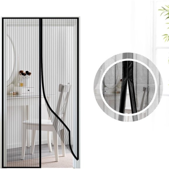 Magnetic Mosquito Net Door Customized Mosquito Net Door 110*210cm Magnetic Mosquito Net Curtain for Corridors Doors Patio