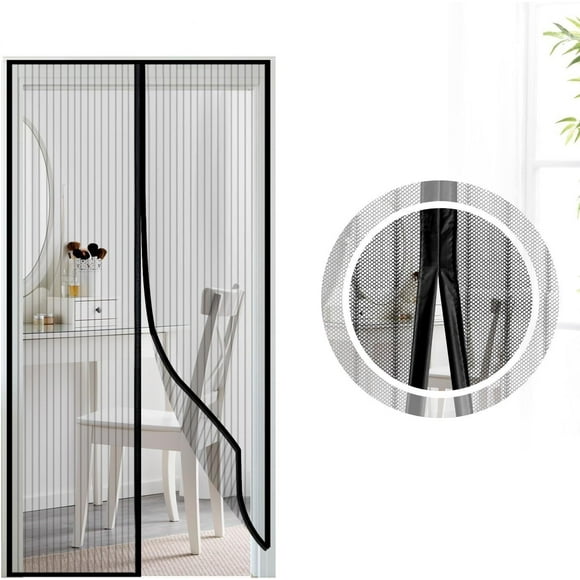 Magnetic Mosquito Net Door Customized Mosquito Net Door 110*210cm Magnetic Mosquito Net Curtain for Corridors Doors Patio