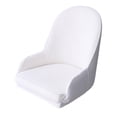 thumbnail image 4 of Funda elástica para silla de comedor con respaldo alto, funda de poliéster ligera para silla de comedor Beige Blanco, 4 of 9