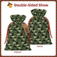 thumbnail image 2 of Pofeuu Camouflage Shark Print Burlap Bags with Drawstrings Drawstring Gift Bags Pouch Bag for Thankgiving Birthday Party Gift Wrapping Treats and Party Favors-Small, 2 of 9