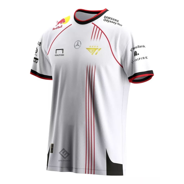 Jersey T1 Esports 2024 Worlds, Skt Faker Lol, Epic Merch