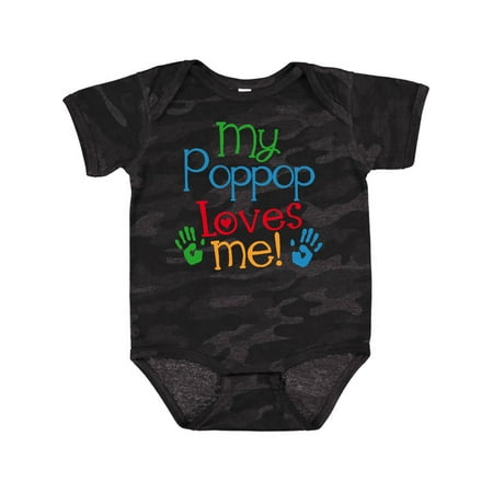 

Inktastic My Poppop Loves Me Grandchild Outfit Gift Baby Boy or Baby Girl Bodysuit