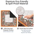 thumbnail image 4 of Floral Mahjong Mat with Rules, 31.5*31.5in Anti Slip American Mahjong Mat for Table, Noise Reduction, Neoprene Mah jongg Mats with Carrying Bag & 3 Dices, Mahjong Set Gift, Board Tile Games Mats, 4 of 7