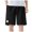 Black, variant on Ymyiu Elastic Waist Shorts for Men Mens Casual Shorts Drawstring Shorts Stretch Elastic Waist Summer Beach Golf Shorts Size XL(Black, XL)