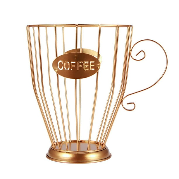 Yuarrent POWSTRO K Soporte para cápsulas de café, soportes para mostrador para K Cup, tienda de cápsulas para cesta de taza de café y taza Juegos de servir café y té No.1 Yuarrent HA024681-01