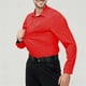thumbnail image 1 of pstuiky Camisas de manga larga abrigadas para hombre, Camisa de manga larga con botones y elástico para hombre, informal, de color liso y a la moda camisetas de hombre xxl, 1 of 6