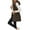 Coffee, variant on Womens Long Puffer Vest Fall Winter Trendy Zip Up Sleeveless Coat Down Jacket Quilted Hooded Warm Outerwear