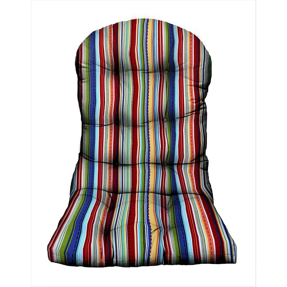 RSH Décor Outdoor Patio Single Tufted Adirondack Chair Seat Cushion