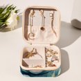 thumbnail image 6 of Koala Portable Square Jewelry Box Organizer for Rings, Earrings, Necklaces, Bracelets - for Girls and Women, 6 of 6