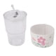 thumbnail image 3 of Vaso de plástico con pajita, 500 ml, 16 oz, vaso de plástico, vaso de plástico para café helado con tapa y pajita, vaso de plástico para café con tapa y pajita, artesanía superior, 3 of 14