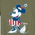 thumbnail image 3 of Disney - Americana - Minnie Flag Pattern - Toddler And Youth Short Sleeve Graphic T-Shirt, 3 of 5
