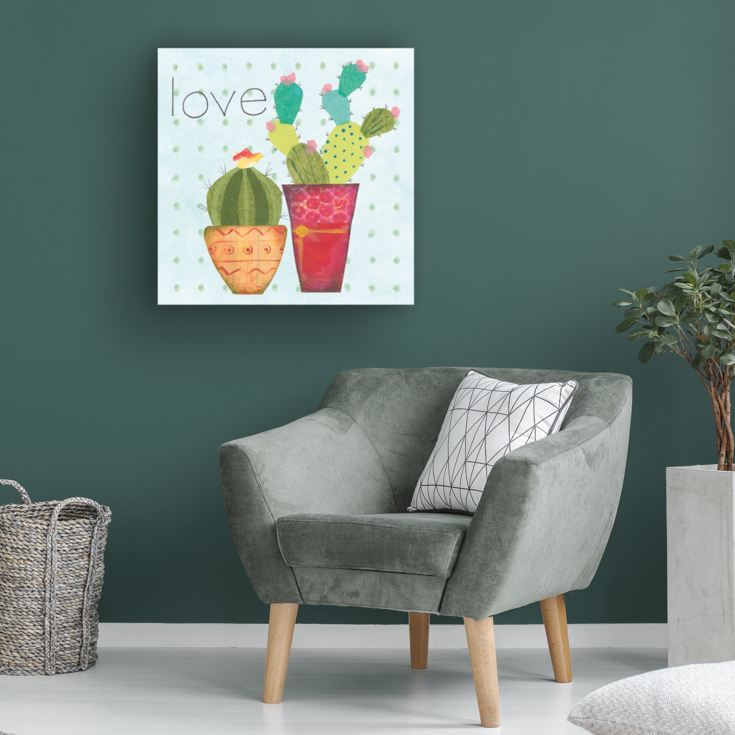 Courtney Prahl 'Southwest Cactus III' Canvas Art