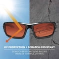 thumbnail image 5 of Ergodyne Skullerz Odin Safety Glasses // Sunglasses, Black, Copper Lens, 5 of 8