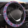 thumbnail image 4 of Cauagu Cute Nautical Print Car Steering Wheel Cover - Universal Car Accessory for Diverse Cars for Steering Wheel with a Diameter of 14.5"-15", 4 of 7