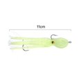 thumbnail image 3 of Señuelos de pesca blandos de pulpo de 11 cm y 22 g con anzuelo Crankbait cebo artificial (F), 3 of 6