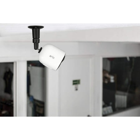 Wasserstein - Indoor/Outdoor Wall Mount for Arlo, Arlo Pro, Arlo Pro 2 (3-Pack) - Black