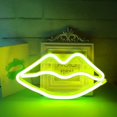 thumbnail image 2 of LINLIN LED Neon Sign,LIP Neon Sign Night Light Wall LED Neon Lamp USB Battery Powered Led Neon Light Sign for Home Bedroom Bar Party Decoration, 2 of 5