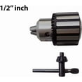 thumbnail image 3 of Drill Chuck Fits - Jacobs 6A 33 Taper Chuck - 1/2 Inch Heavy Duty Keyless Drill Chuck - Replacement Drill Chuck - Made in the USA, 3 of 6