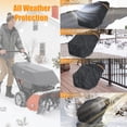thumbnail image 6 of Snow Thrower Cover, IC ICLOVER Heavy Duty 600D Polyester Waterproof UV Protection Universal Size Snow Blower Covers for Most Electric Two Stage Snow Blowers with Carry Bag - Black, 6 of 8
