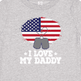 thumbnail image 4 of Inktastic I Love my Daddy Military Son Daughter Boys or Girls Baby T-Shirt, 4 of 5