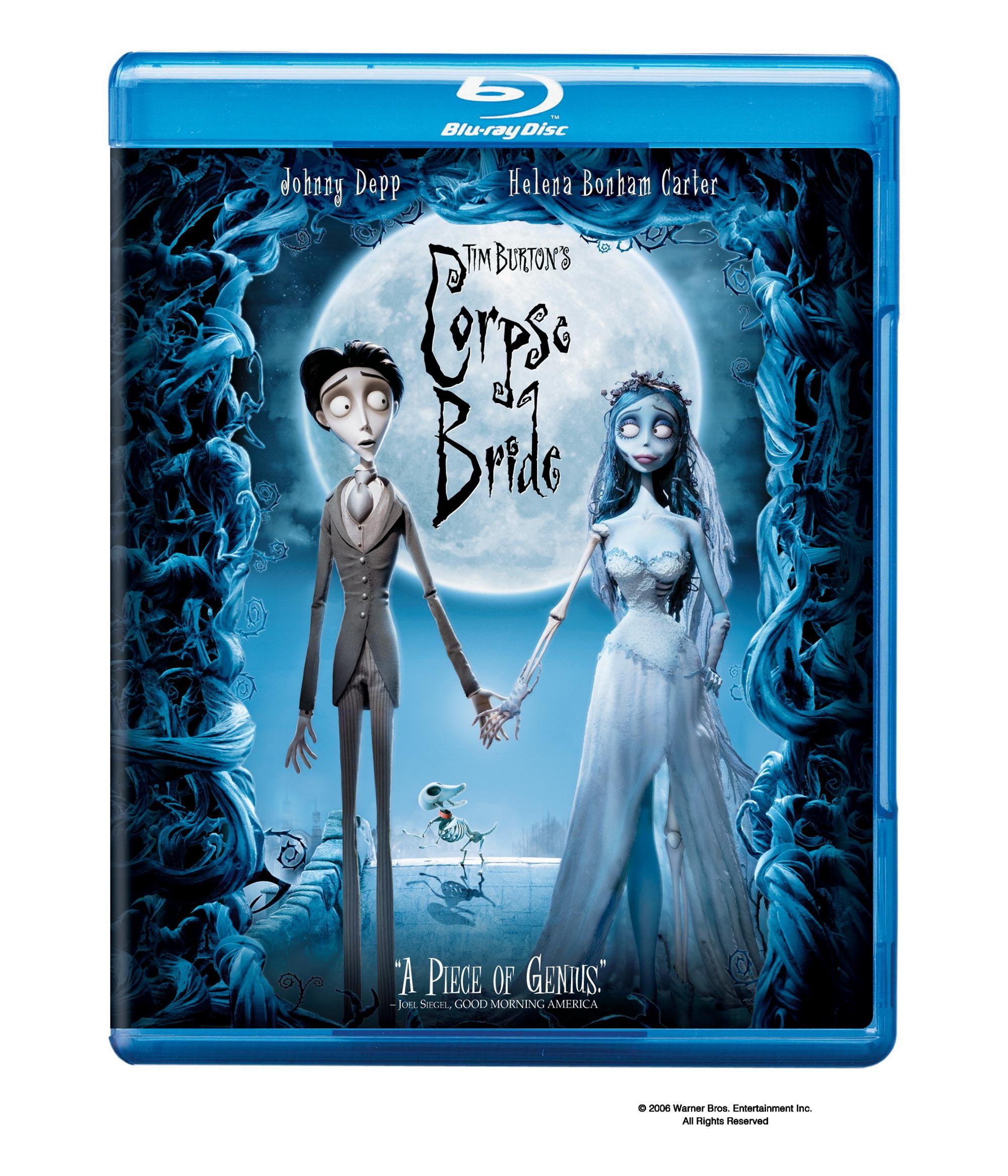 Corpse Bride Animated Movie DVD by Tim Burton - Walmart.com