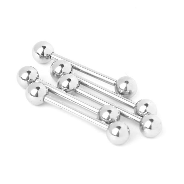 2x 5 Piezas de Metal Zulema Nariz Labio Ceja Lengua Tachuelas Hélice Tragus Tabique Oreja Piercing Barra