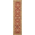 thumbnail image 3 of SAFAVIEH Chelsea Daragh Traditional Wool Area Rug, Red/Ivory, 5'6" x 5'6" Round, 3 of 4