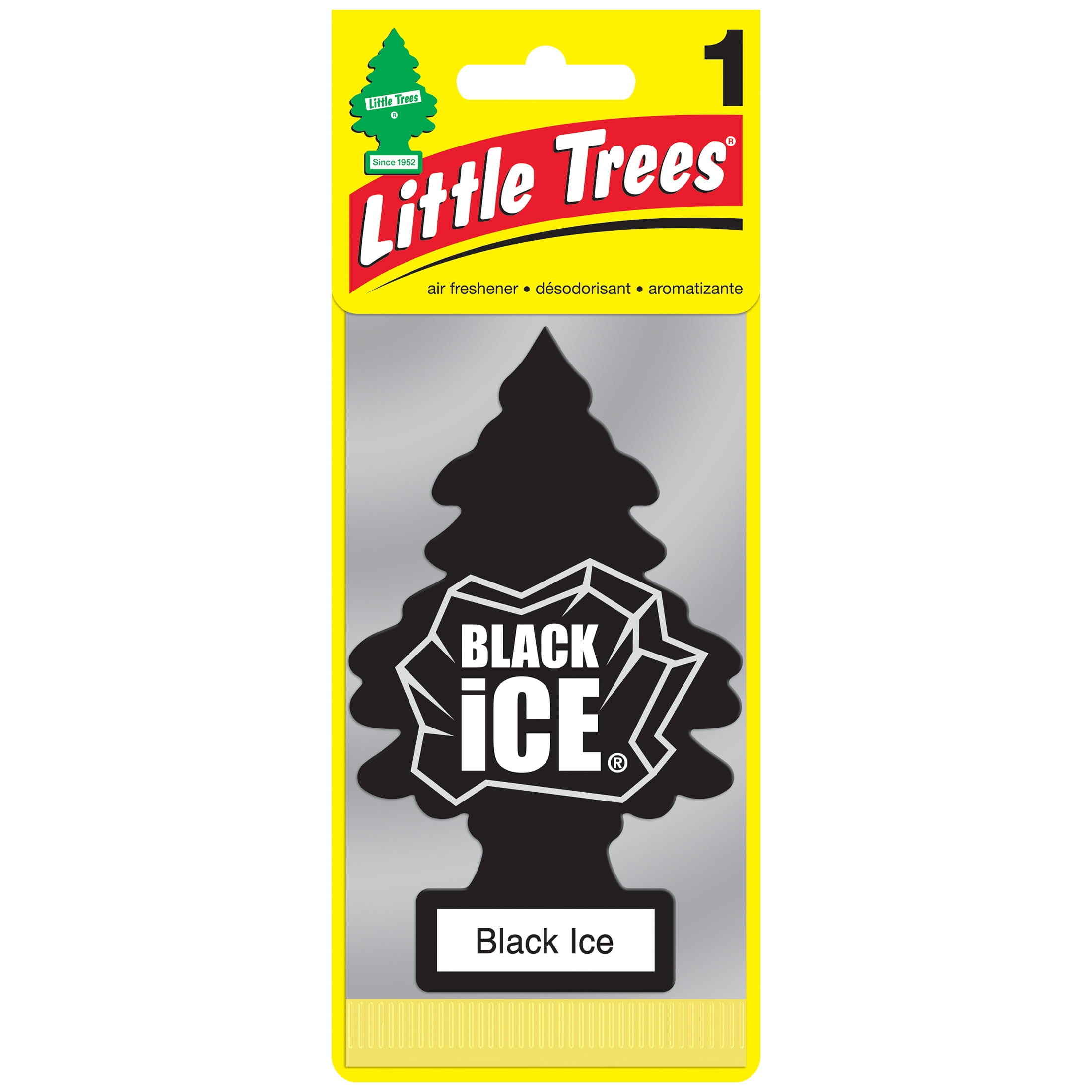 Little Trees Air Freshener Black Ice Fragrance 1-Pack