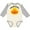 Natural and Heather, variant on Inktastic Duck Feeling Ducky Boys or Girls Long Sleeve Baby Bodysuit