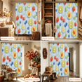 thumbnail image 6 of Colorful Fruits Shower Curtain, Waterproof Shower Curtains for Bathroom, Elegant Pastoral Farmhouse Art Washable Fabric Bathtub Curtain Set Bath Decor with 12 Hooks 72"x78", 6 of 8