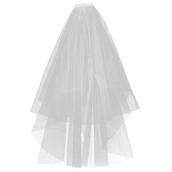 FRCOLOR Bridal Veil with Comb Wedding Veil for Brides Wedding Veil Elegant Style Veil for Brides Wedding Veil Accessory Wedding Short Bridal Veil Bachelorette Party Bride Party Veil