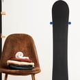 thumbnail image 4 of Luxshiny 2Pcs Ski Snowboard Wall Mounts Skateboard Display Rack Blue for Sports Enthusiasts Organization, 4 of 8