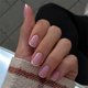 thumbnail image 1 of 24 Pcs Short Round False Nail Elegant Artificial Nail French Tip Stick On Nail Glittering Press On Nail for Woman, 1 of 4