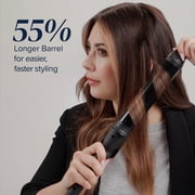 Bio Ionic Long Barrel 1.5 Curling Iron for Long Hair, Adjustable Heat