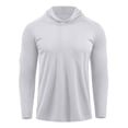thumbnail image 4 of Elvqul Tops for Men Long Sleeve Sports Shirts Lightweight Hooded Mens T-Shirt Pullover, 4 of 4