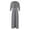 Gray, variant on AOOCHASLIY House Eobes for Men Clearance Long Robes Winter Plush Lengthened Shawl Bathrobe Home Clothes Long Sleeved Robe Coat