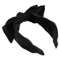 thumbnail image 6 of Unique Bargains 1 Pc Double Layered Bow Knot Headband Hairband for Women Black 2.6 Inch Wide, 6 of 7