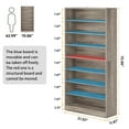 thumbnail image 5 of Hommoo Modern Wood Freestanding Shoe Cabinet, 8 Tiers 40-45 Pairs Shoe Storage Rack Organizer for Entryway, Gray, 5 of 5
