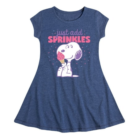 

Peanuts - Just Add Sprinkles - Youth Girls Fit & Flare Dress