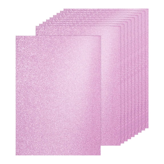 40Sheets Pink Glitter Cardstock, 8.3x11.7 in A4 Glitter Paper Card Stock Shiny Scrapbook 250gsm Sparkly Paper Large Shimmer for Crafts Scrapbook DIY Art Wedding Party