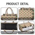 thumbnail image 4 of Large Capacity Tote Bag,Brown Christmas Tree Pattern Handbag Fashion Luxury Tote Bag,15.7"x13"x 5.1" Inches,Laptop Compatible, 4 of 6